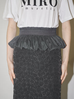 jacquard pencil skirt