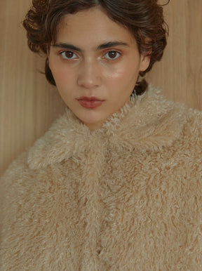 curl ecofur coat