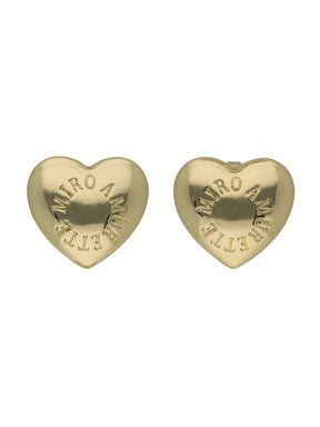 MIRO heart earrings